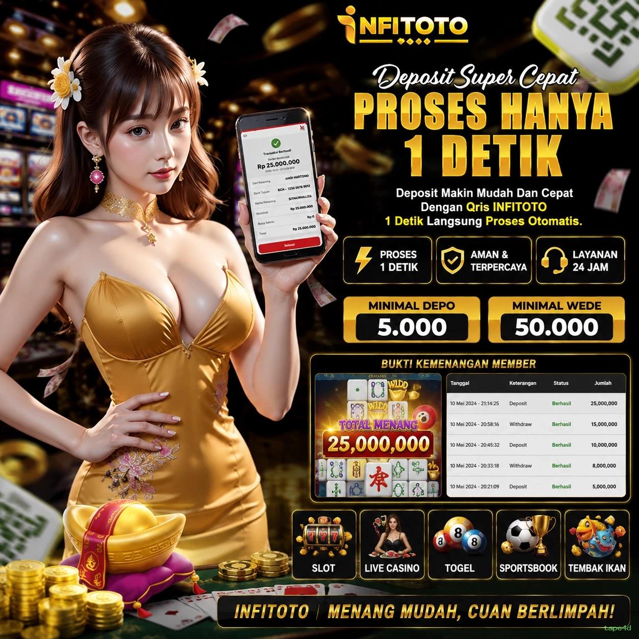 tape4d Platform Game Terpercaya untuk Pemain Indonesia